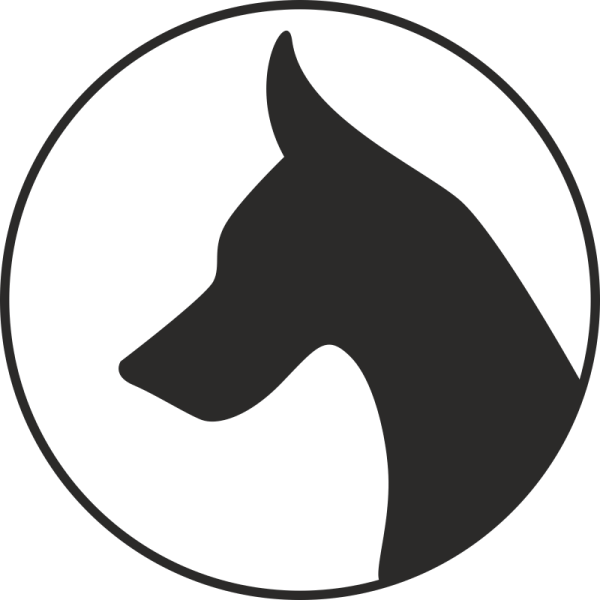 Очертание морды собаки