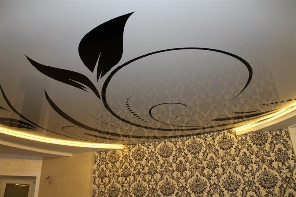 Подвесные потолки с рисунком