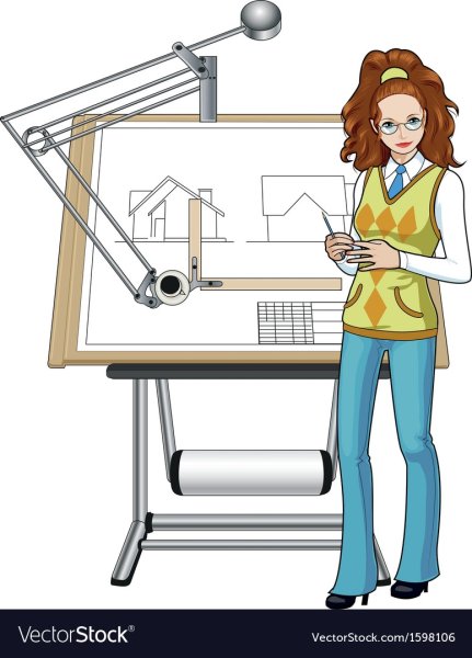Женщина проектировщик
