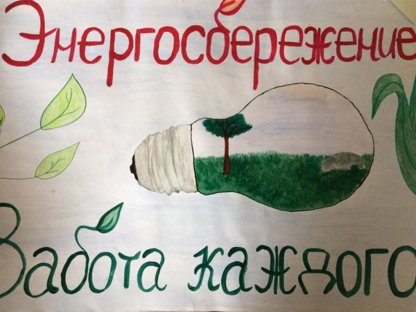 Рисунок энергосбережение 7 класс
