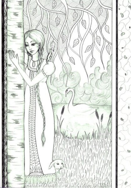 Славянские рисунки для срисовки