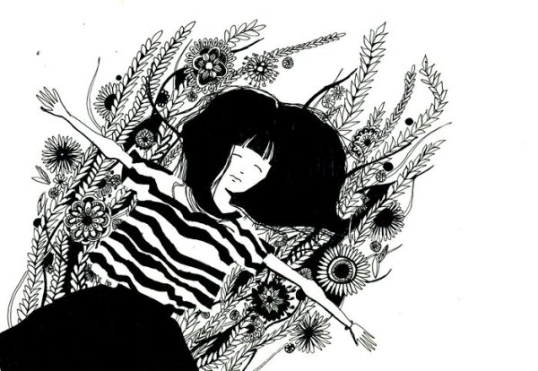 Рисунки тушью