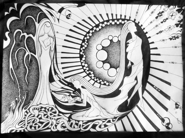 Современная Графика тушью