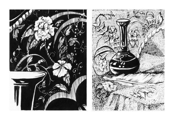 Натюрморт в графике