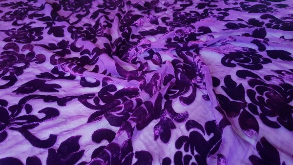 Органза флок бархат