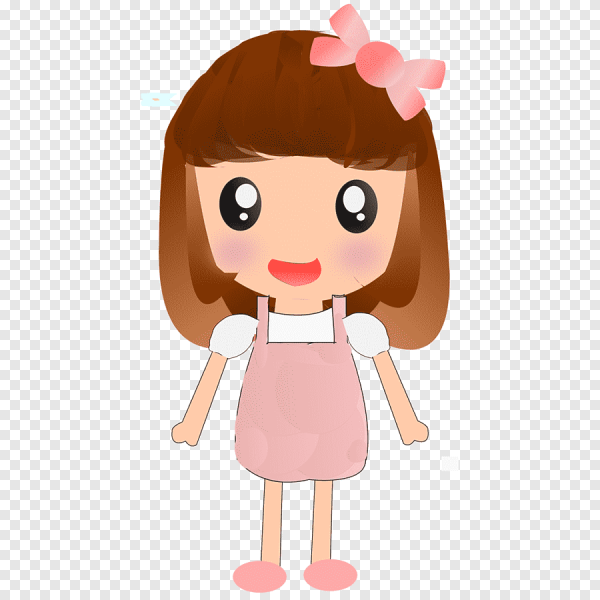 Девочка мультяшный