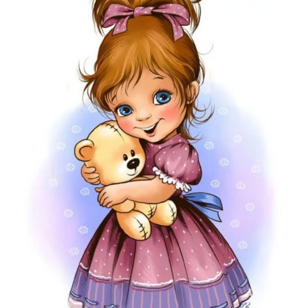 Мультяшка подмигивает