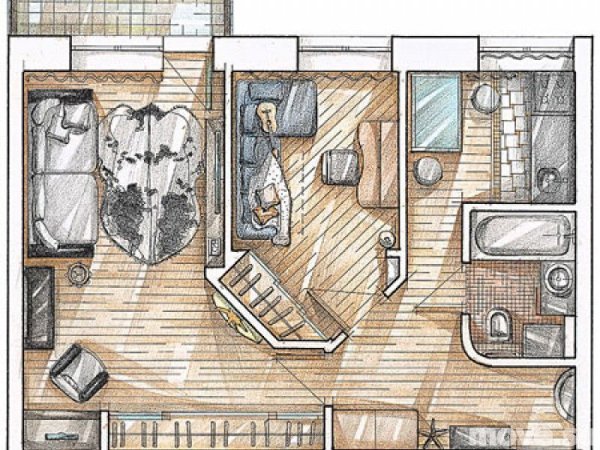 План интерьера