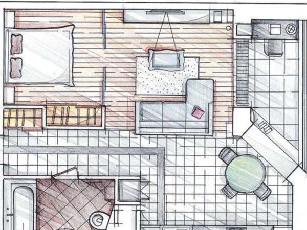 Эскиз плана квартиры