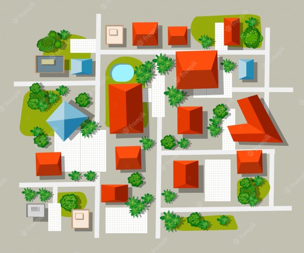 Мебель черно белая для планировки