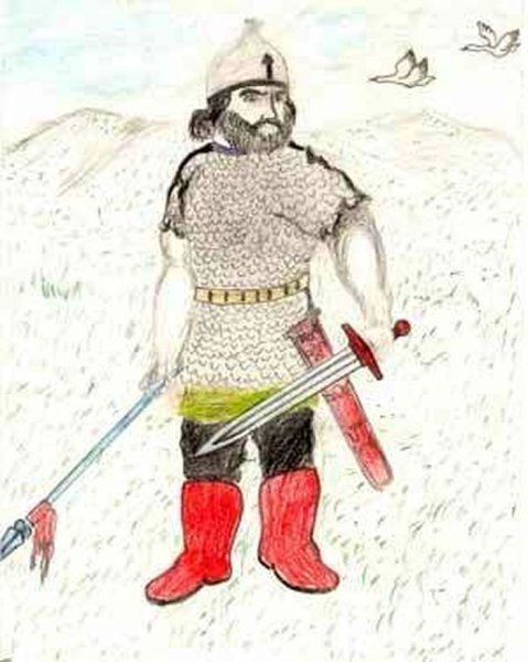 Древнерусские воины защитники