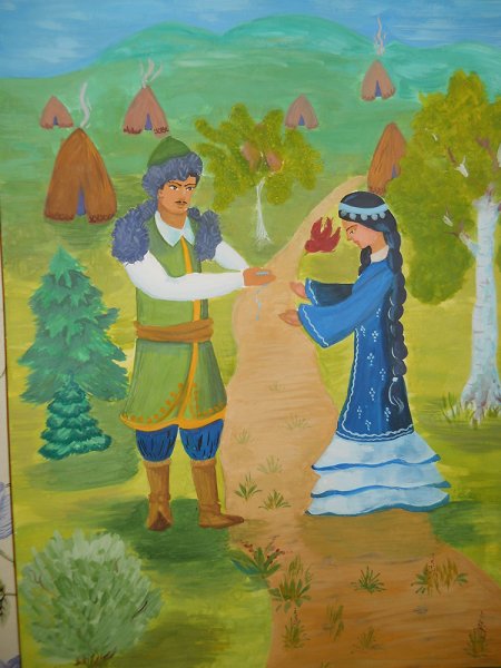 Иллюстрации к башкирским сказкам и легендам