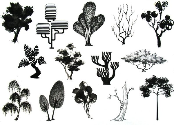 Стилизованная растительность