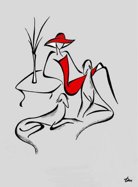 Контурные силуэты Татьяны Марковцевой