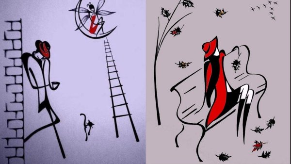 Картины Татьяны Марковцевой Силуэтные