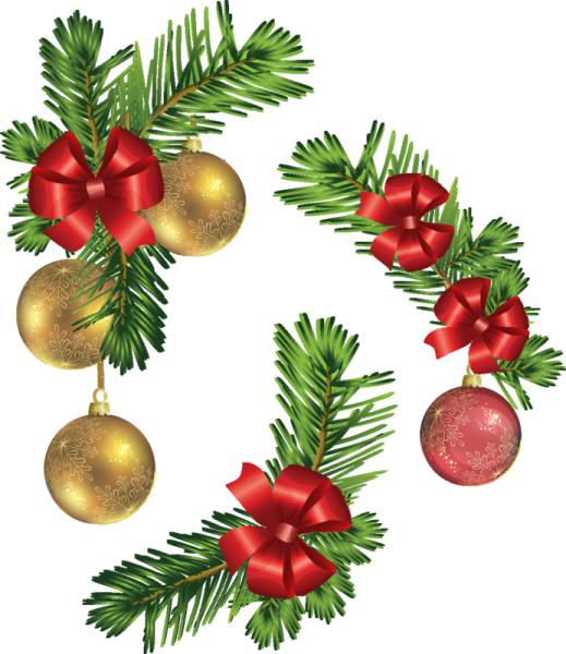 Новогодняя веточка