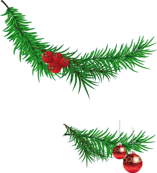 Новогодняя веточка