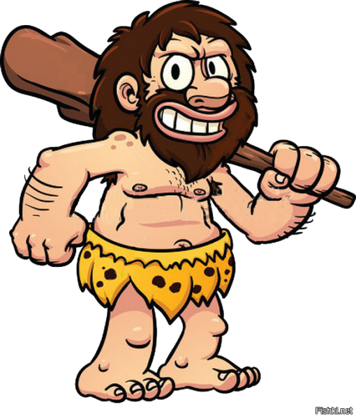 Дубинка первобытного человека