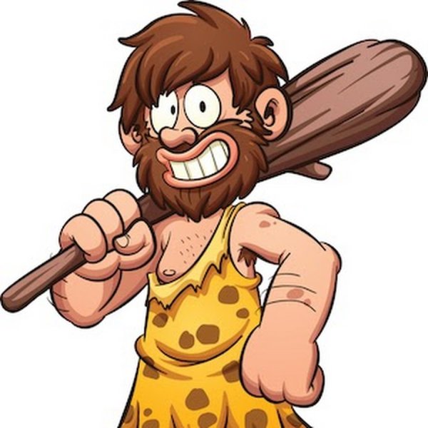 Человек с дубиной