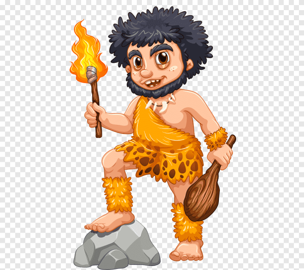 Пещерный человек для детей