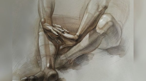 Перспектива в рисовании ноги