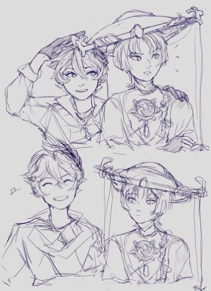 Скарамучча и Тарталья Геншин