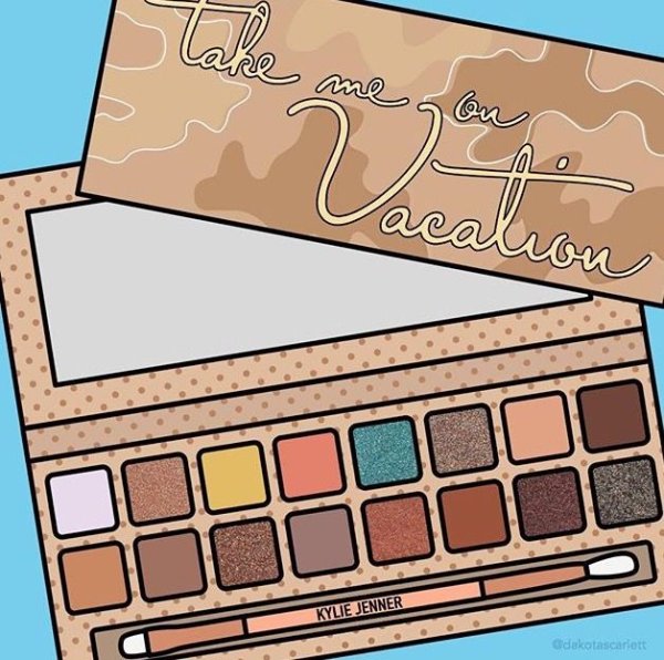 Палетка теней рисунок