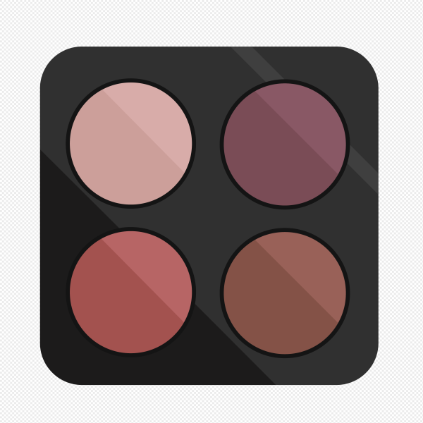 Палетка теней рисунок