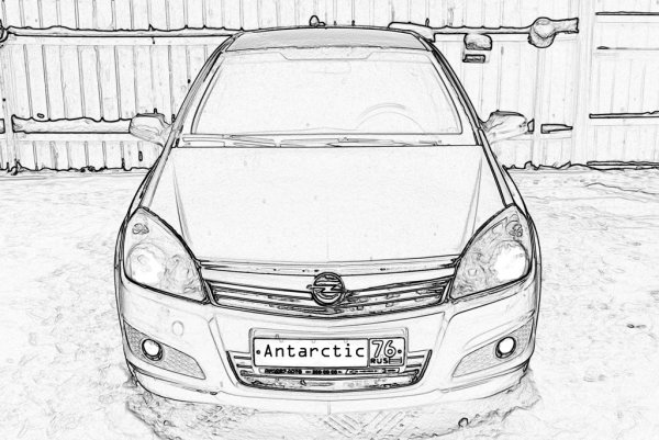 Opel Astra h карандаш