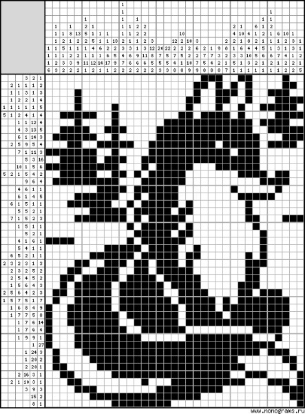 Ямабуси ответы на японские кроссворды Лис