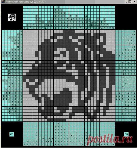 Нанограмм японские кроссворды