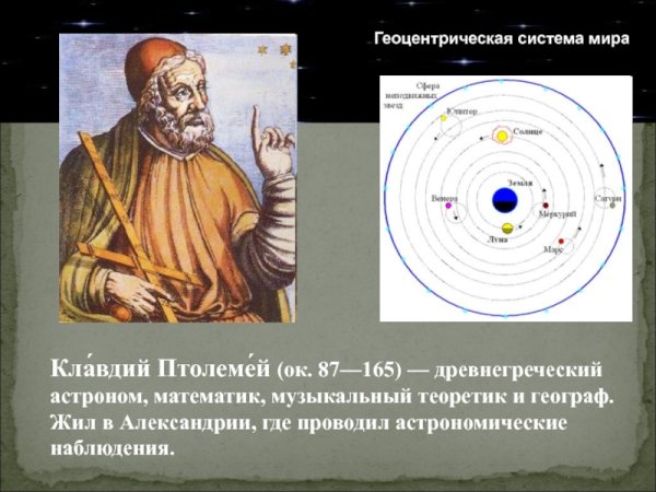 Пифагор геоцентрическая система