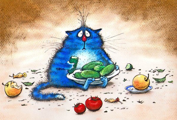 Голубые коты Ирины Зенюк 2020