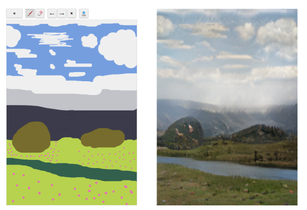 Нейросеть нарисовать пейзаж