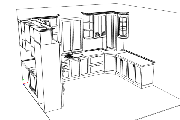 Эскиз кухни