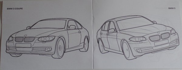 Раскраска БМВ е60 Рестайлинг