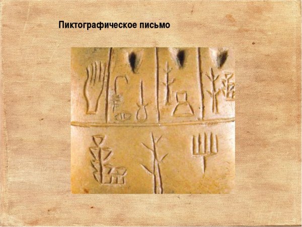 Рисуночное пиктографическое письмо