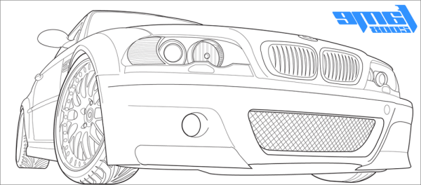 BMW m3 e46 draw