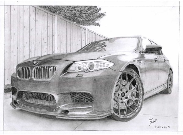 BMW m5 Pencil