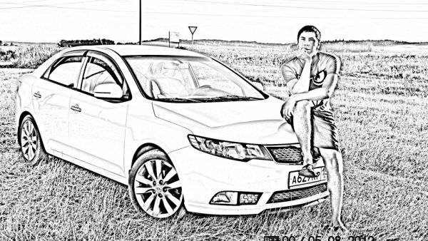 Киа Церато рисовать