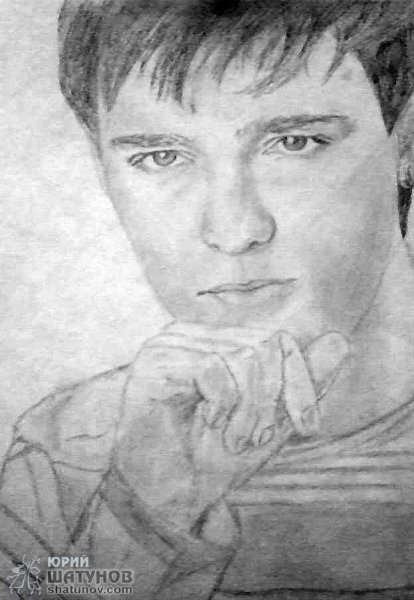 Портрет Юры Шатунова