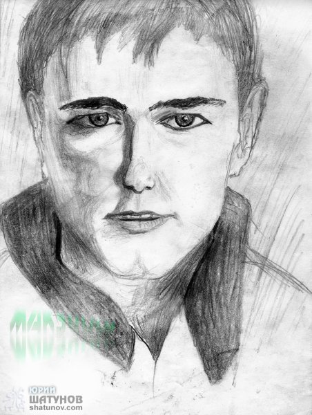 Портрет Юры Шатунова