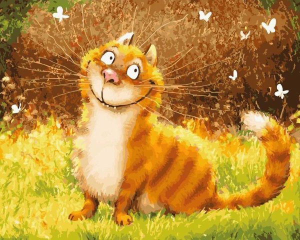 Счастливый кот