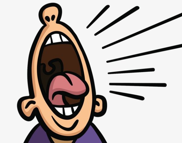 Мультяшка кричит