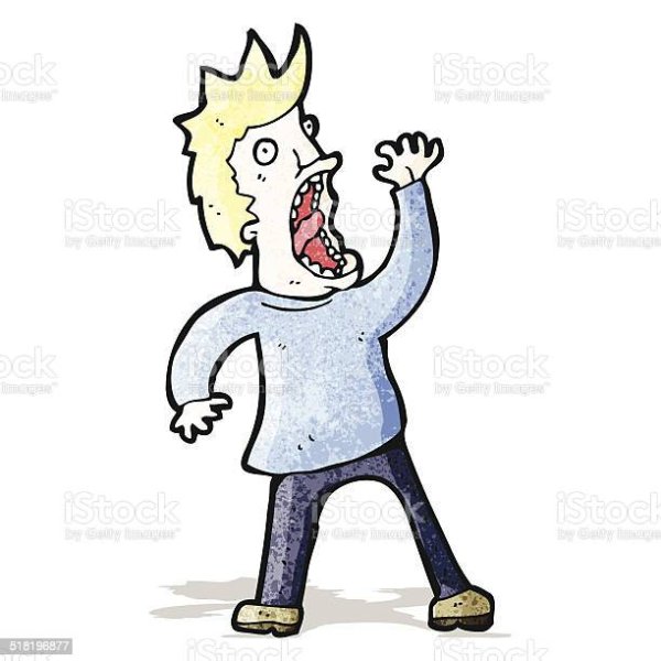 Кричащий человечек