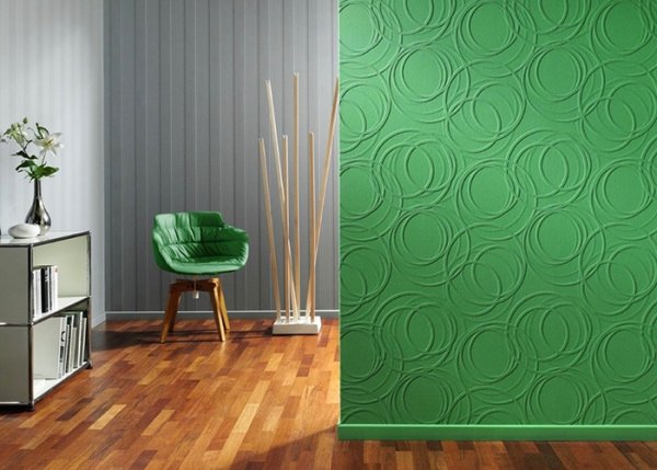 Стеклообои в интерьере