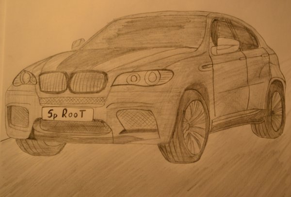 BMW x6 m распечать