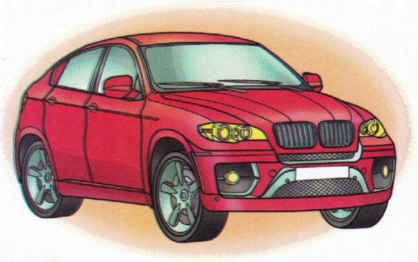 Раскраски машины БМВ х6
