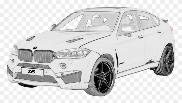 BMW x6 m распечать