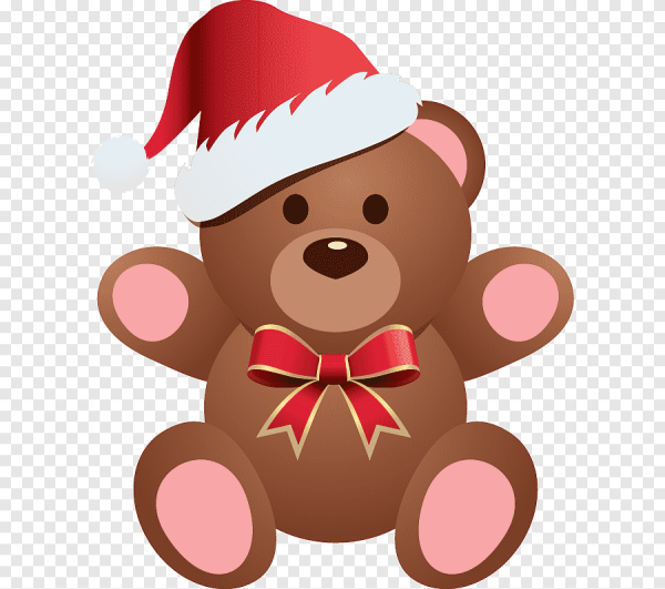 Новогодний мишка рисунок